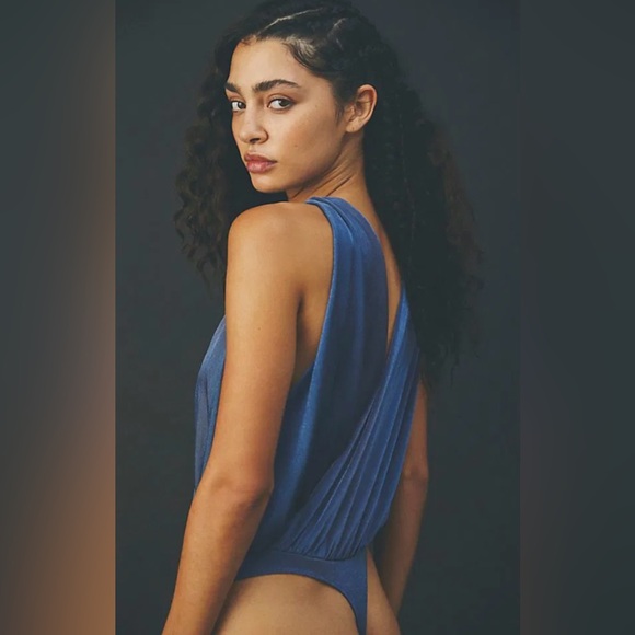 🆕 Free People Night Owl bodysuit in juneberry size small - Picture 3 of 14